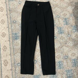 Black Women’s Tailored Petite Work Pants